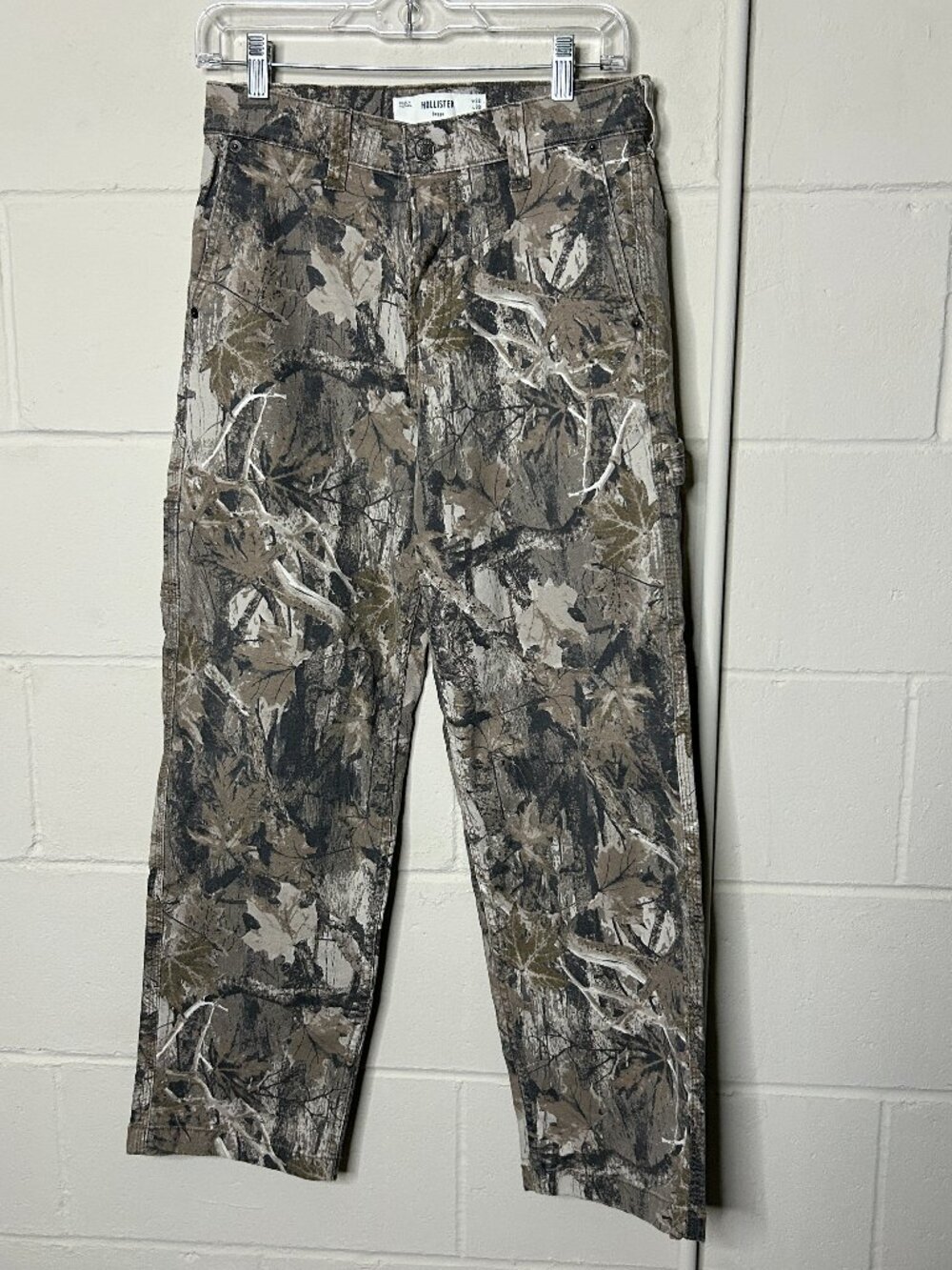 Hollister Jeans WOmens 28 Realtree Camo Baggy Straight Fit Street Casual y2k